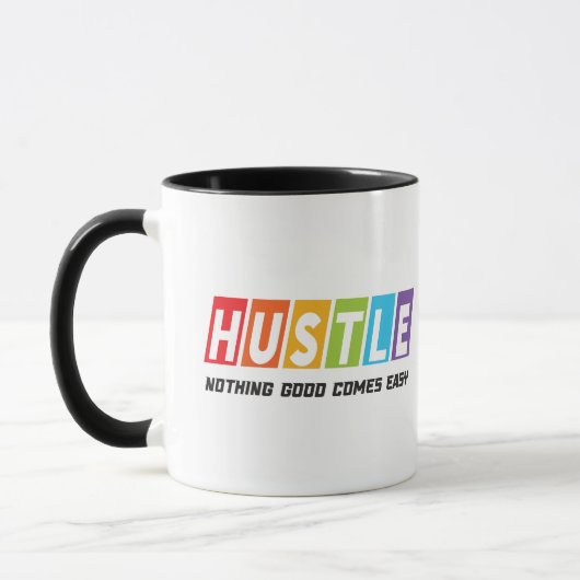 Mug Retro Hustle Nothing Good Comprend Facile (Gauche)