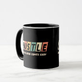 Mug Retro Hustle Nothing Good Comprend Facile (Devant gauche)