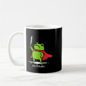 Mug Retro Huzzah Frog Knight Funny Sword Meme Quote Me (Gauche)
