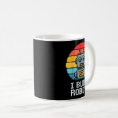 Mug Retro I Build Robots Robotics Engineering Ai Tech (Devant droit)