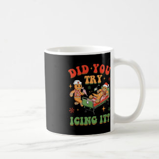 Mug Retro ICU Nurse Noël Gingerbread Avez-vous essayé