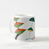 Mug Rétro inspiré de l'ère Eames atomique (Devant gauche)
