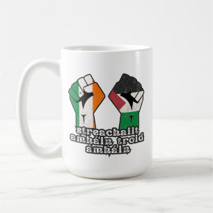 Mug Rétro Irlande Palestine Solidarité Première révolu