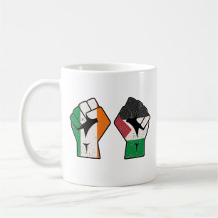 Mug Rétro Irlande Palestine Solidarité Première révolu