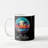 Mug Retro Isla Mujeres Mexico Beach Sunset Souvenir Me (Gauche)