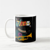 Mug Retro Jazz Trumpets Funny Player Music Festival Ne (Gauche)