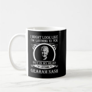 Mug Retro J'écoute Graham Nash Drôle cadeau