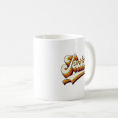 Mug Retro Jessica Name 70s Vintage Design (Devant droit)