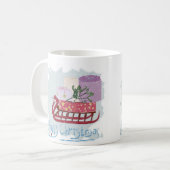 Mug Rétro . Joyeux Noël ! (Devant gauche)
