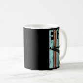 Mug Retro Karate 8e anniversaire 8 Judo Men Kung Fu Ki (Devant droit)