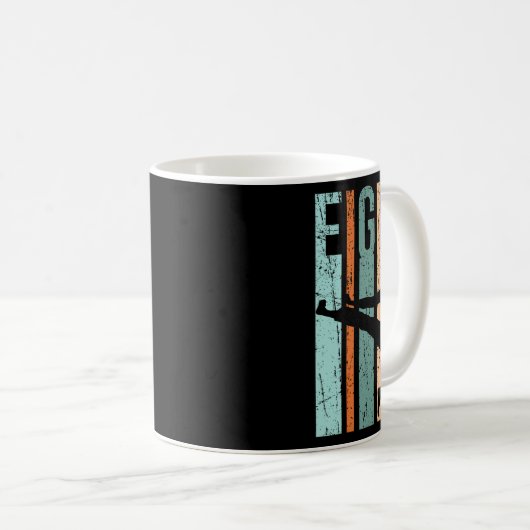 Mug Retro Karate 8e anniversaire 8 Judo Men Kung Fu Ki (Devant droit)