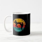 Mug Retro Karate Fighter - Karateka Comt Self Defense (Gauche)