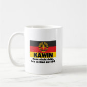 Mug Rétro Käwin Je suis un enfant de la RDA Ostalgie (Gauche)