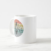 Mug Rétro Kayak Canoe Lover Funny Kayaking Paddling Ka (Devant gauche)
