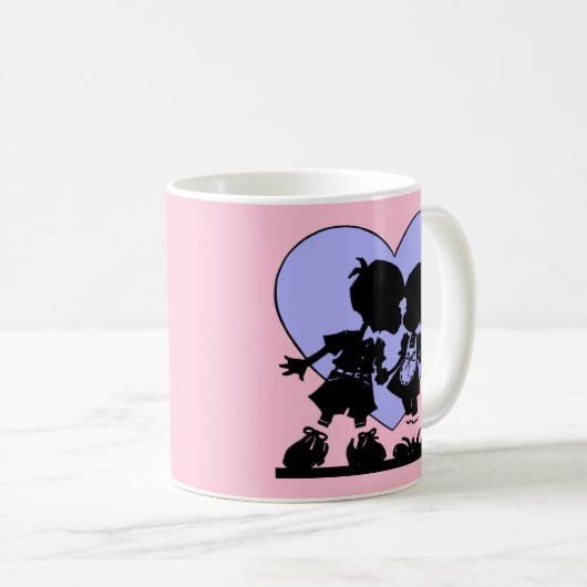 Mug Retro Kiss (Devant droit)