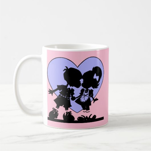 Mug Retro Kiss (Gauche)