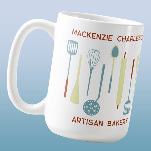 Mug Rétro Kitchen Boulangerie Café Traiteur