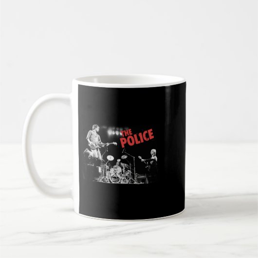 Mug Retro La Police Parfait Cadeau De Bande Pour Les F (Gauche)