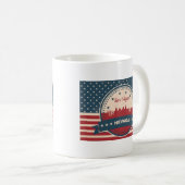 Mug Retro Las Vegas Skyline (Devant droit)