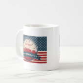 Mug Retro Las Vegas Skyline (Devant gauche)