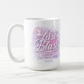 Mug Retro Last Blast Disco Enterrement de vie de jeune (Gauche)