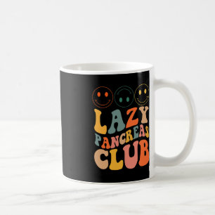 Mug Rétro Lazy Pancreas Club Type 1 Sensibilisation au