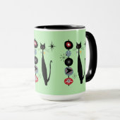 Mug Retro l'ère atomique milieu du siècle moderne Cool (Devant droit)