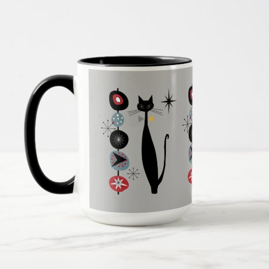 Mug Retro l'ère atomique milieu du siècle moderne Cool (Gauche)