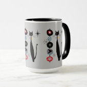 Mug Retro l'ère atomique milieu du siècle moderne Cool (Devant droit)
