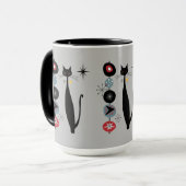 Mug Retro l'ère atomique milieu du siècle moderne Cool (Devant gauche)