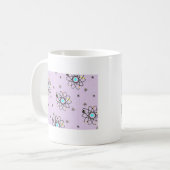 Mug Retro les années 50 Atomic Print Lavender Vêtement (Devant gauche)