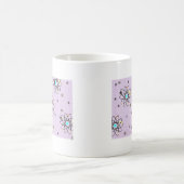 Mug Retro les années 50 Atomic Print Lavender Vêtement (Centre)
