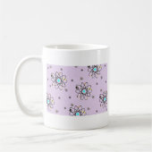 Mug Retro les années 50 Atomic Print Lavender Vêtement (Gauche)