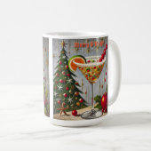 Mug Retro les années 50 Merry Bright Christmas Candy C (Devant droit)