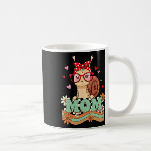 Mug Retro les années 70 Fleur Snail Maman Mama Grand-m
