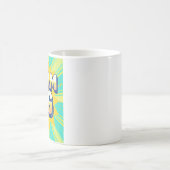 Mug Rétro lettrage rêve grand texte (Centre)