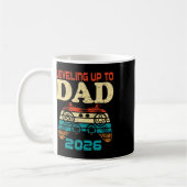 Mug Retro Leveling Up To Daddy Again 2026 Promoted To (Gauche)