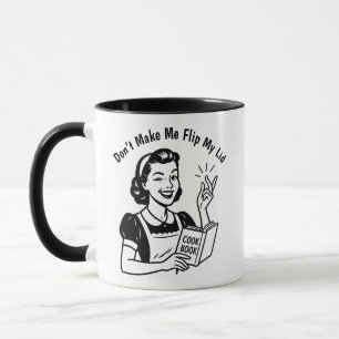 Mug Retro Lid Retourner Humour les années 50 femme cad