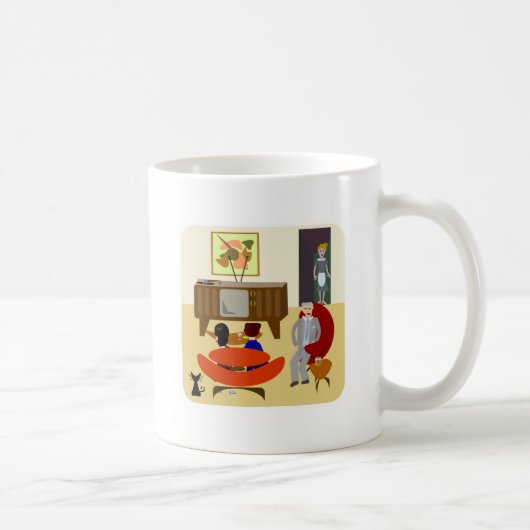 Mug Retro Lifestyle Amusants Soixante mignonne Accueil (Droite)
