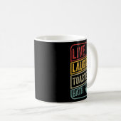 Mug Retro Live Lauder Toaster Bath Skeleton Funny Hall (Devant droit)
