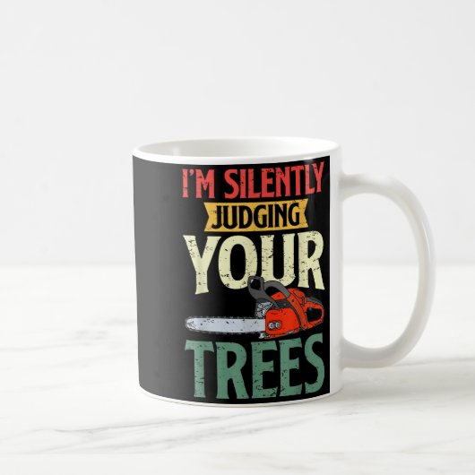 Mug Retro Logger Lumberjack Arborist Dad Apparel Co. S (Droite)