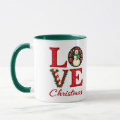 Mug Retro Love Christmas Magic Classic Café (Gauche)