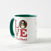 Mug Retro Love Christmas Magic Classic Café (Devant gauche)