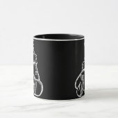 Mug Retro Love White Boxing Gloves Gifts Boxer Gift  (Centre)