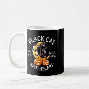 Mug Rétro M Le Chat Halloween Pour Femmes Chat Noir 1
