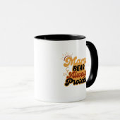 Mug Retro Mama Bear Always Protects (Devant droit)