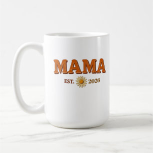 Mug Rétro Maman Est 2026 Daisy