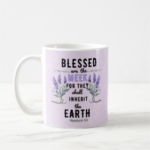 Mug Retro Matthieu 5:5 Verset biblique