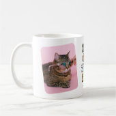 Mug Retro Meilleur Chat Papa Ever 2 Photo (Gauche)