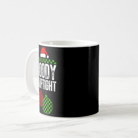 Mug Retro Merry And Bright Moody And Uptight Couples C (Devant gauche)